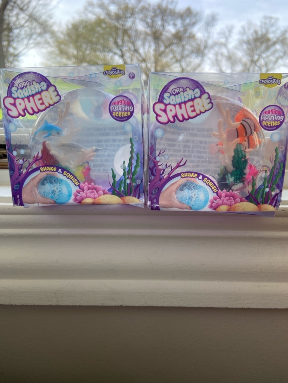 ORB Squish-O Sphere Floating Scene Orbs Shake & Squish **
